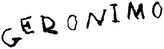 Firma de Gerónimo