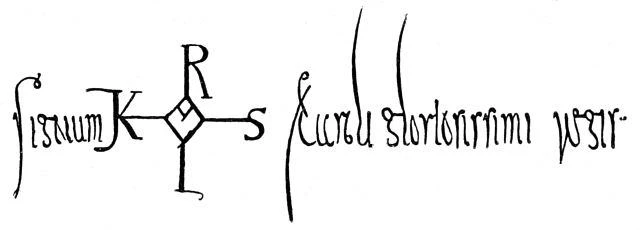 Firma de Carlomagno