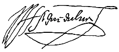 Firma de Fernando Álvarez de Toledo y Pimentel