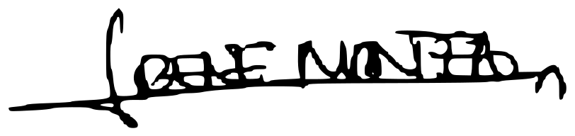 Firma de Adolfo Suárez