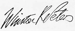 Firma de Winston Peters