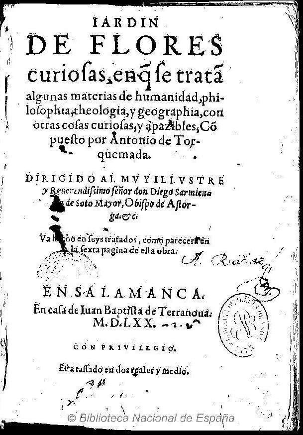 Antonio de Torquemada — Imagen principal